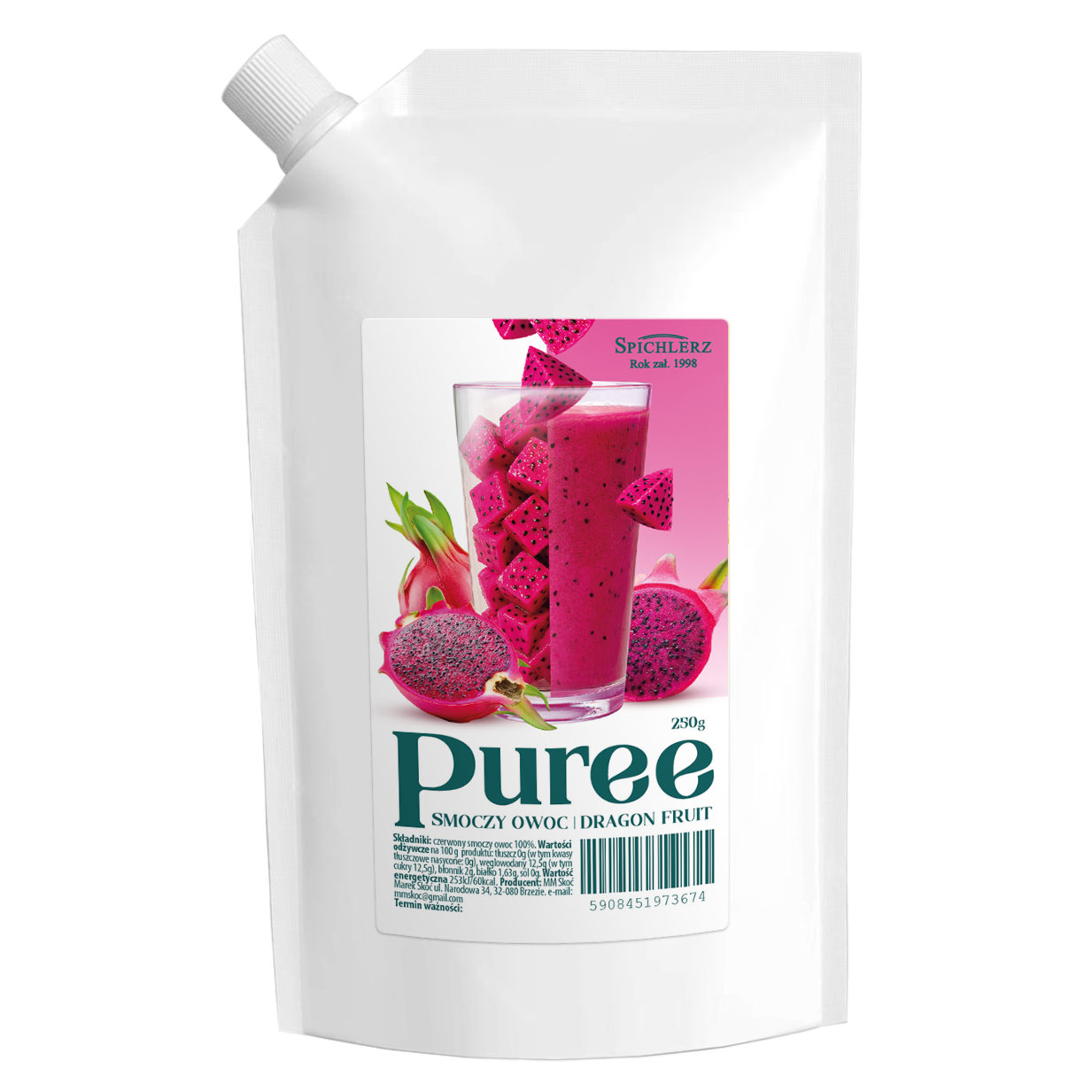 Puree Smoczy owoc| Dragon fruit 250g